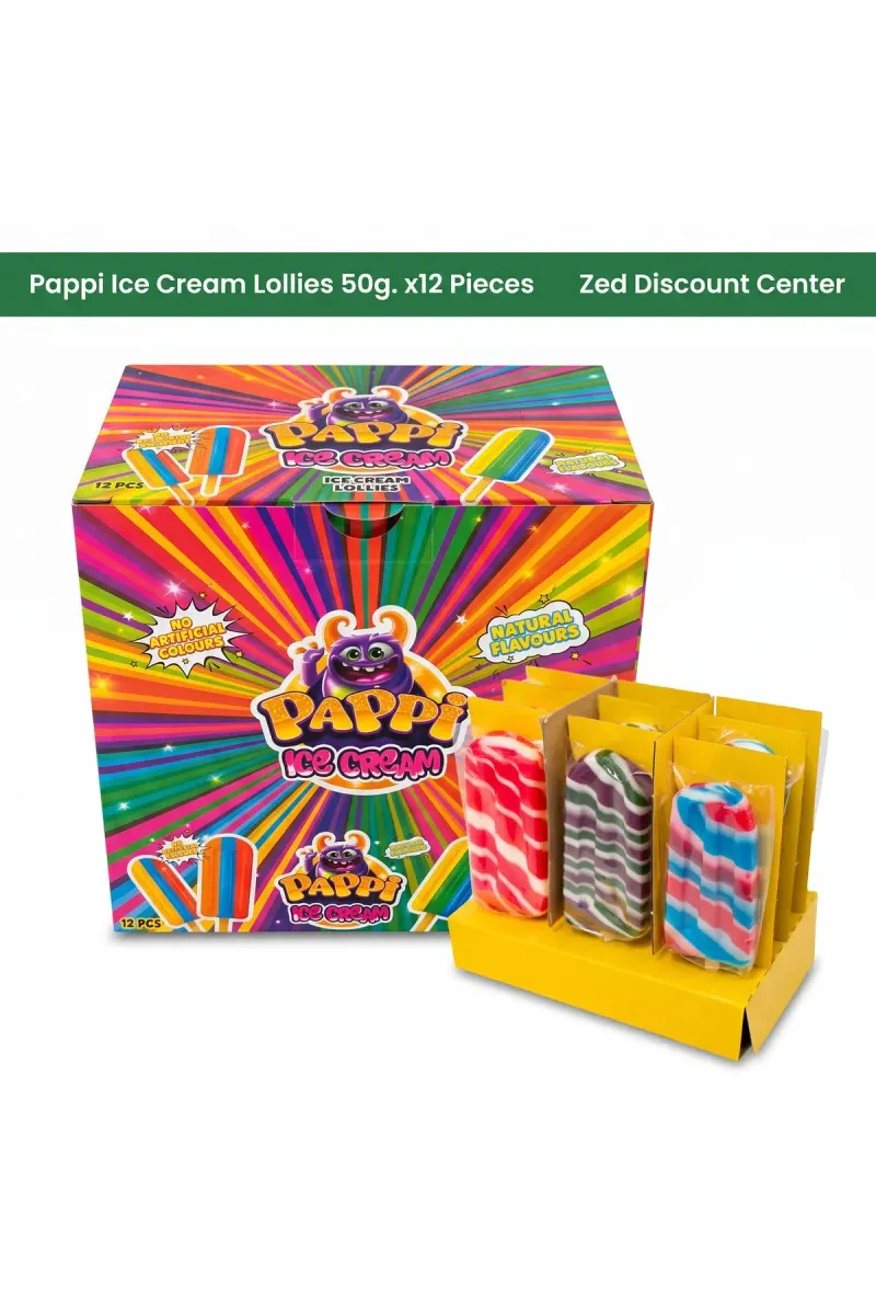 Ice Cream Lollies 50g. x12 Pieces