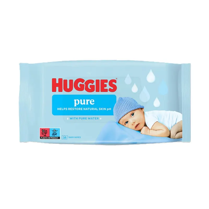 HUGGIES Pure 56 Servetele Umede