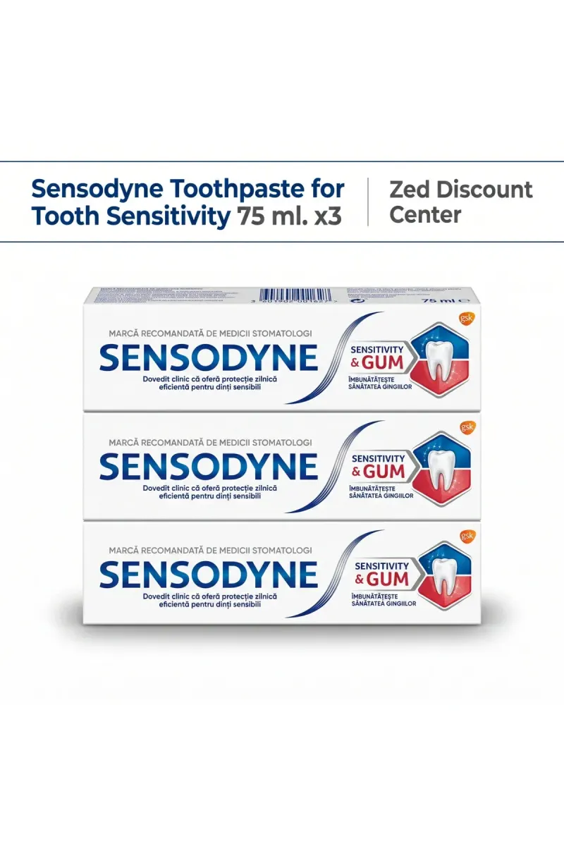 Toothpaste for Tooth Sensitivity 75 ml. x3