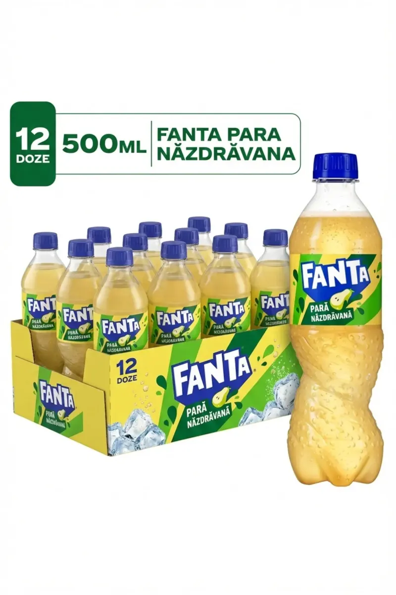 PEAR, 500 ML x 12 PIECES, PET