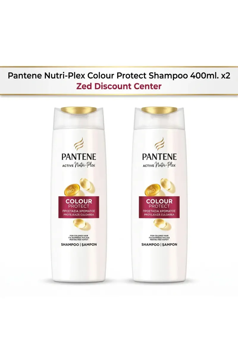 Pro-V Active Nutri-Plex Colour Protect Shampoo 400ml. x2 Pack