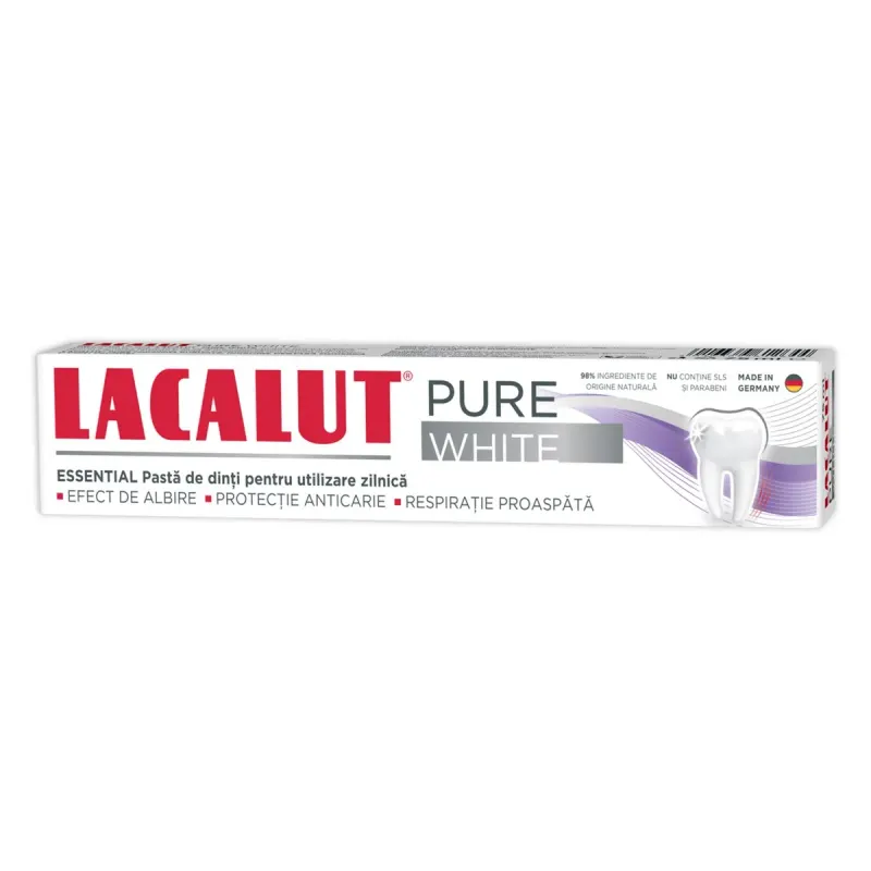 LACALUT Pasta Dinti Pure White 75 ml