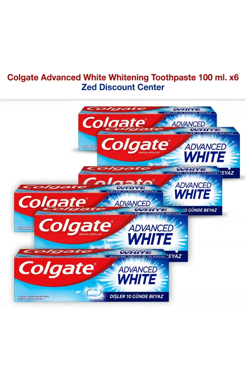 Advanced White Whitening Toothpaste 100 ml. x6