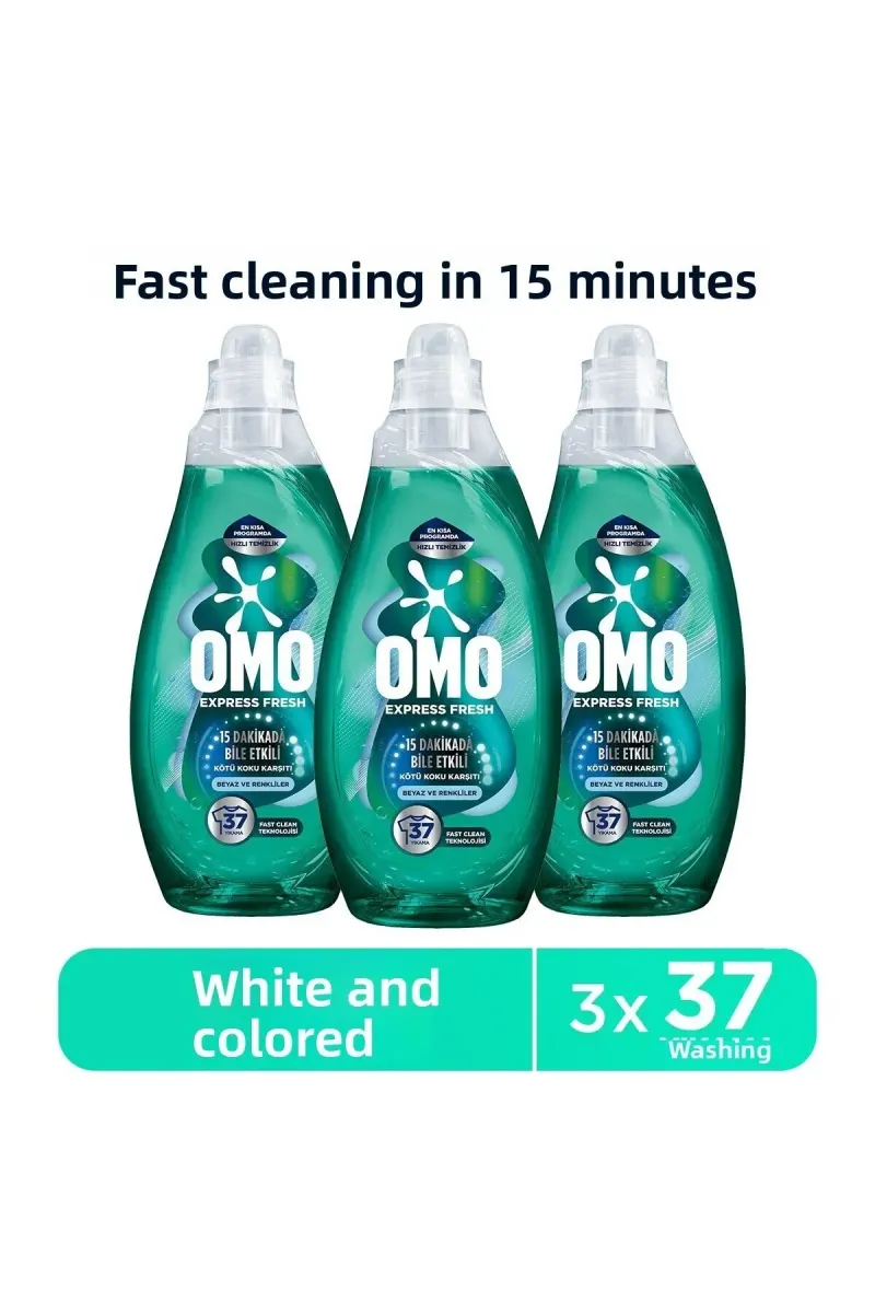 Express Fresh Anti-Bad Odor White and Colored Liquid Laundry Detergent 1480 ml