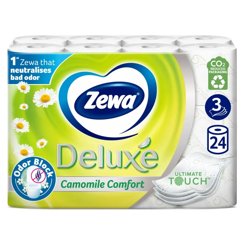 Zewa Deluxe Hartie Igienica Musetel 3 Straturi 24 bucati
