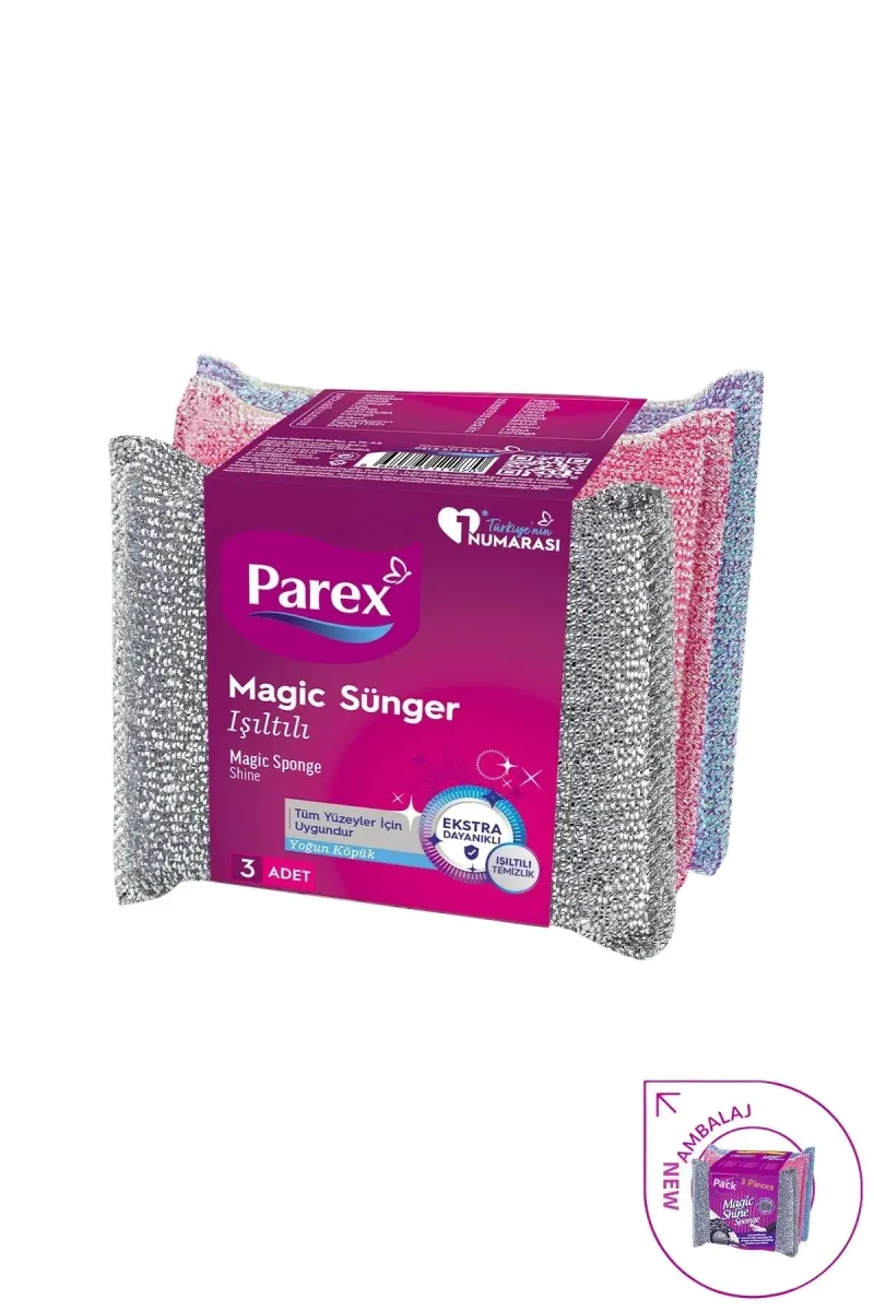 Magic Shine Sponge 3 Pack Eco