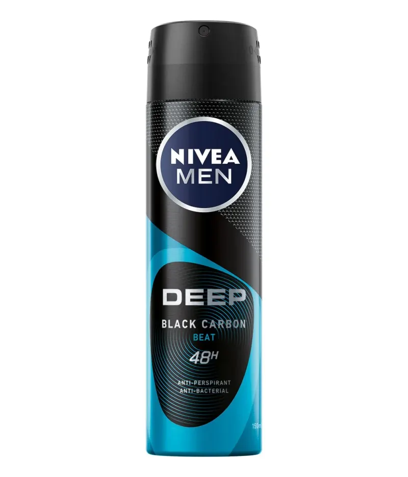 NIVEA Men Deep Beat Deodorant Spray Barbati 150 ml