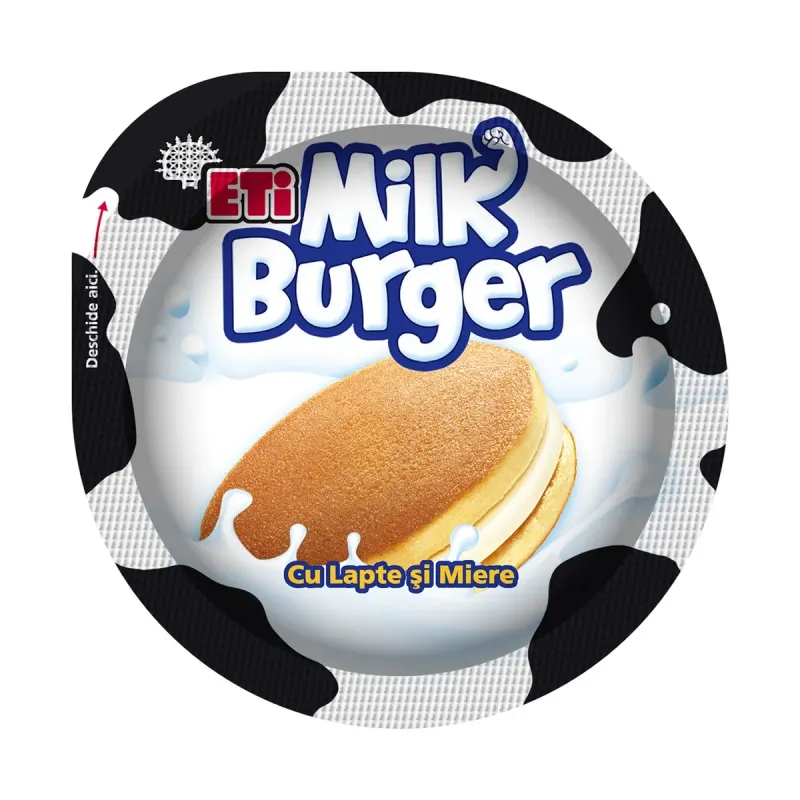 ETi MilkBurger Prajitura Miere & Lapte 35 g