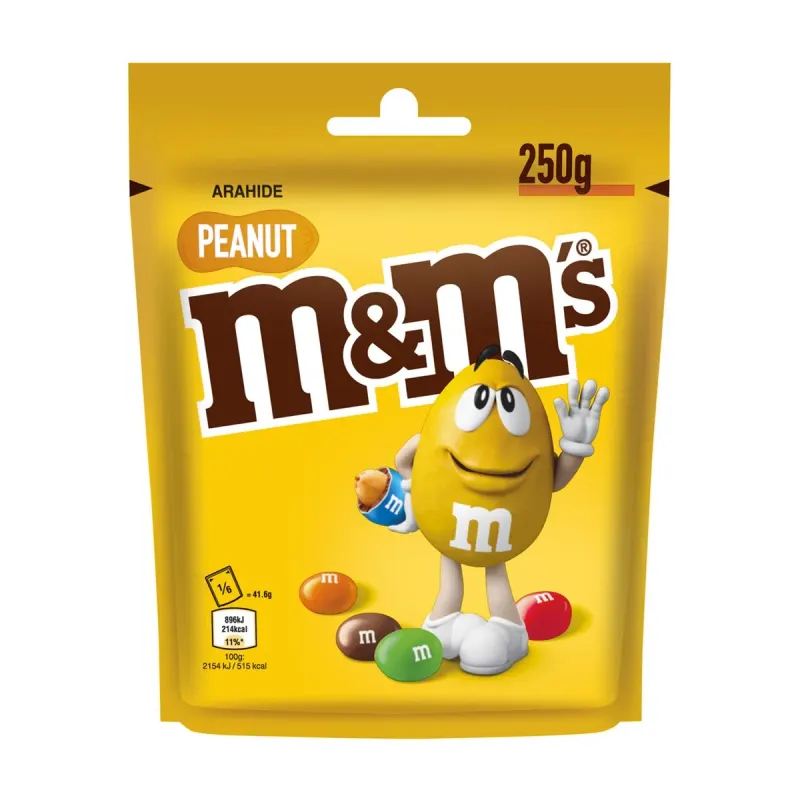 m&m's Drajeuri de Ciocolata cu Arahide 250 g