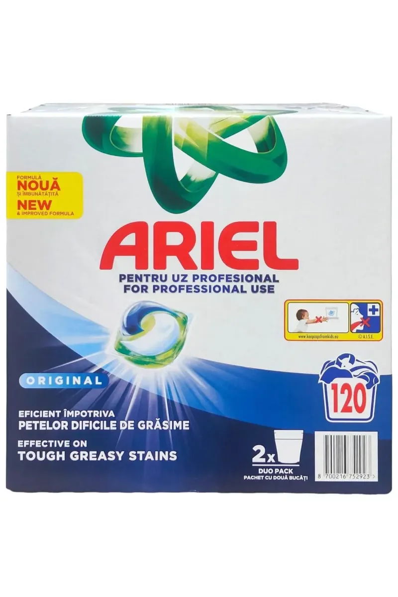 Detergent capsule Ariel Professional 3in1 PODS Color, 2x 60, 120 spalari