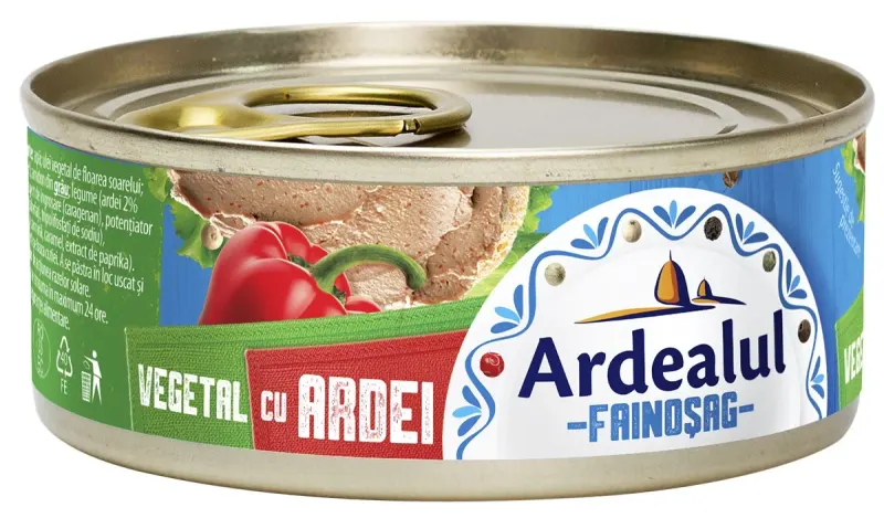 ARDEALUL Vegetal Ardei 6 x 100 g