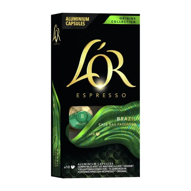 L'OR 10 Capsule Cafea Brazil 52 g