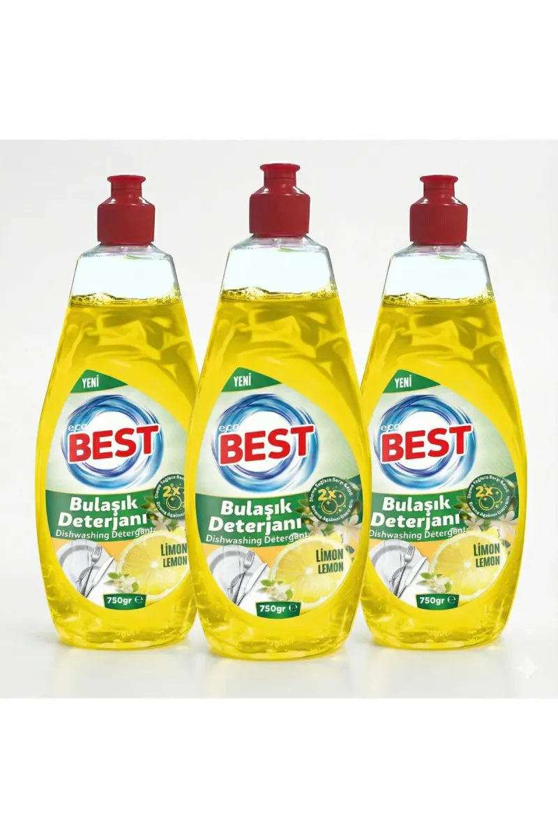 Hand Wash Dish Detergent lemon 3 x 750ml