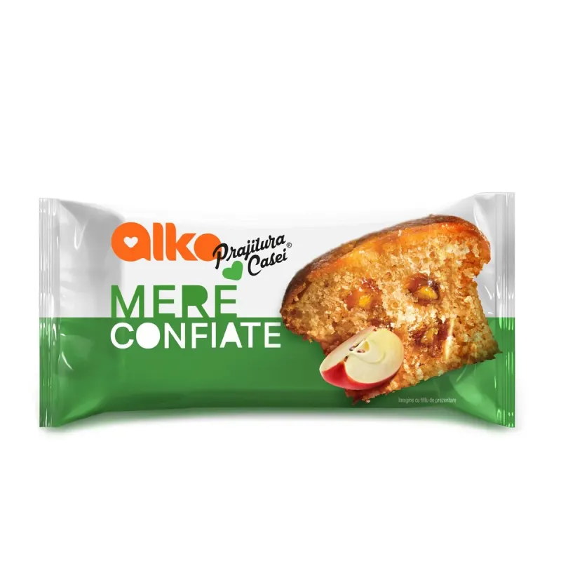 ALKA Mini Prajitura Casei cu Mere Confiate 12 x 60 g