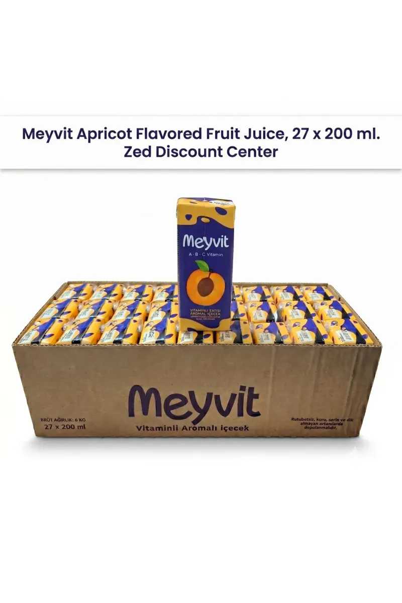 Apricot Flavored Fruit Juice, 27 x 200 ml.