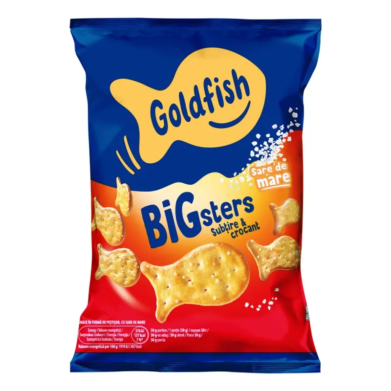 Goldfish Bigsters Snack Sare de Mare 80 g
