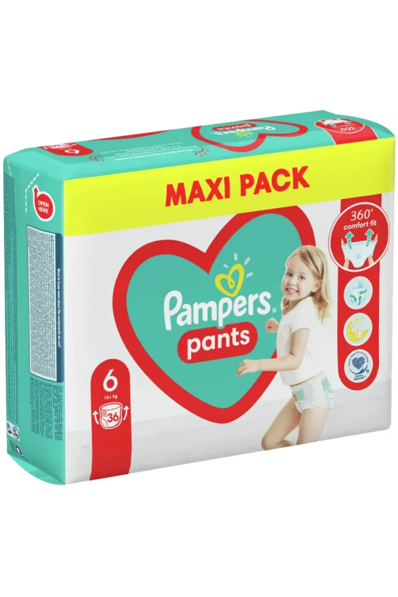 DIAPER PANTS NO.6 15+KG 36PCS