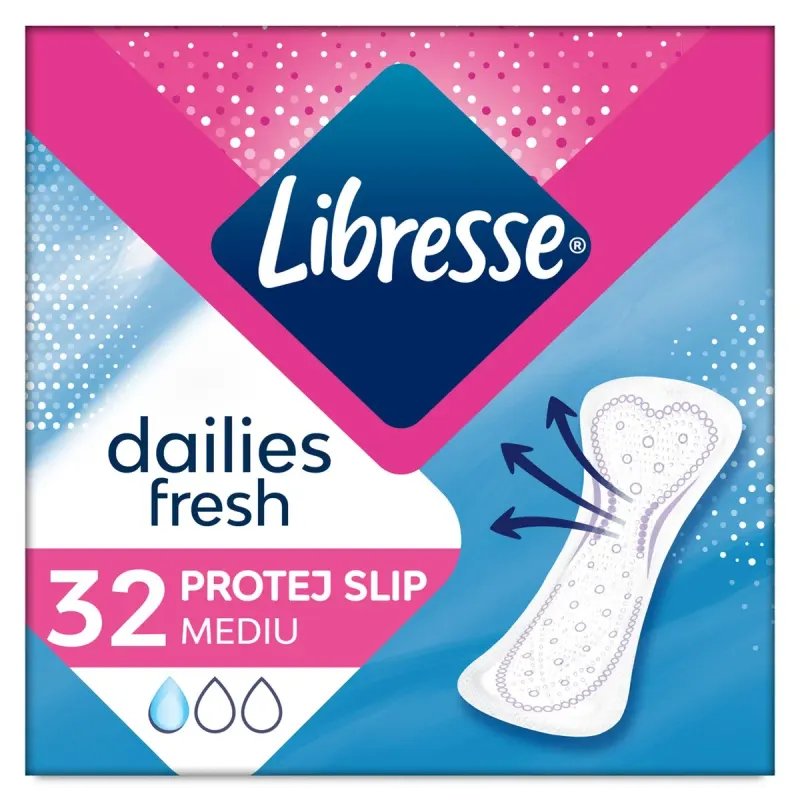 Libresse Dailies Fresh Absorbante Zilnice 32 bucati