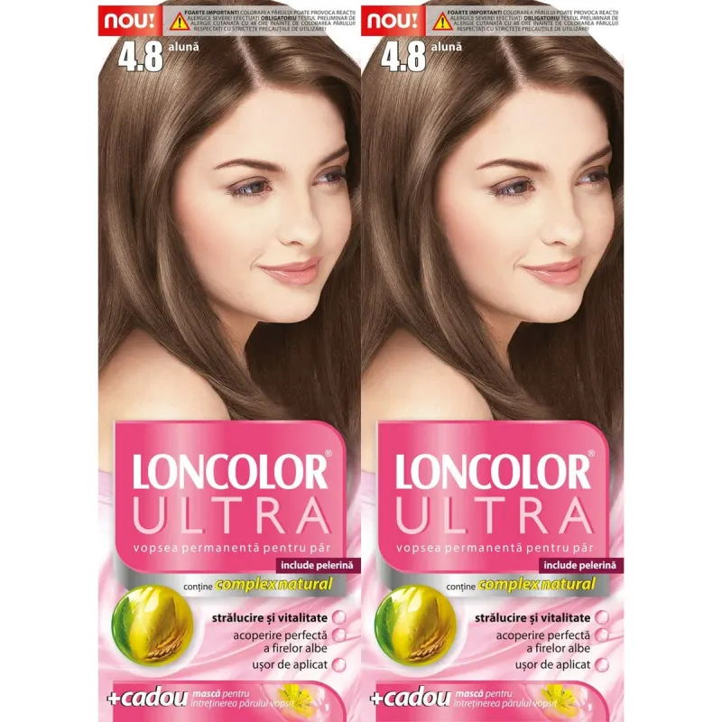 LONCOLOR ULTRA Vopsea de Par Nuanta 4.8 Aluna 2 x 100 ml