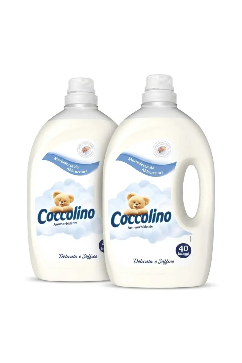 Set 2 x Delicate and Fluffy Fabric Softener 40 washes, 3L
