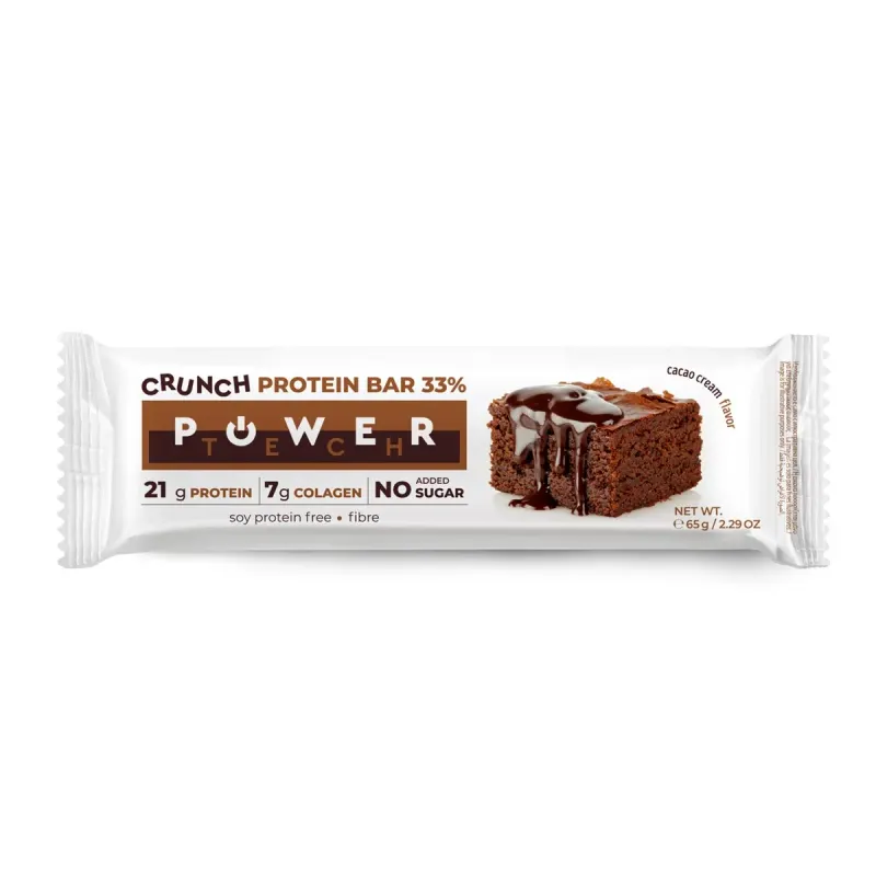 POWER TECH Baton Proteic 33% Cacao 65 g