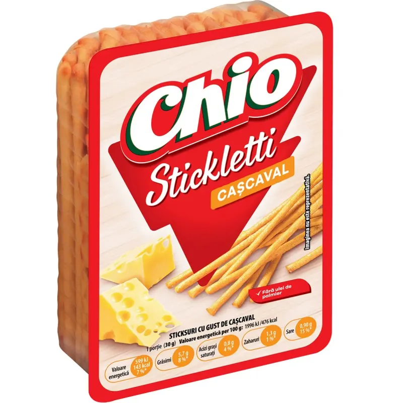 Chio Stickletti Cascaval 80 g