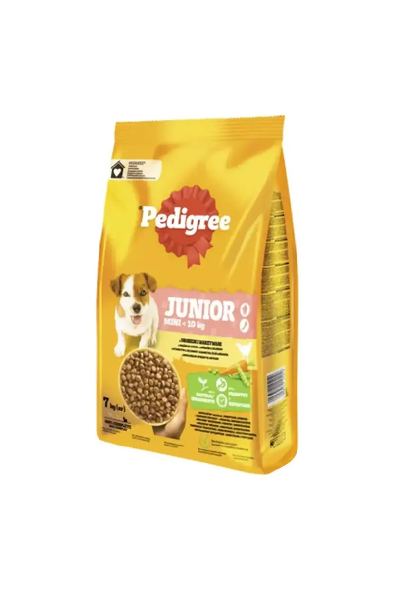 Mini Junior dry dog food with poultry and vegetables 7 kg