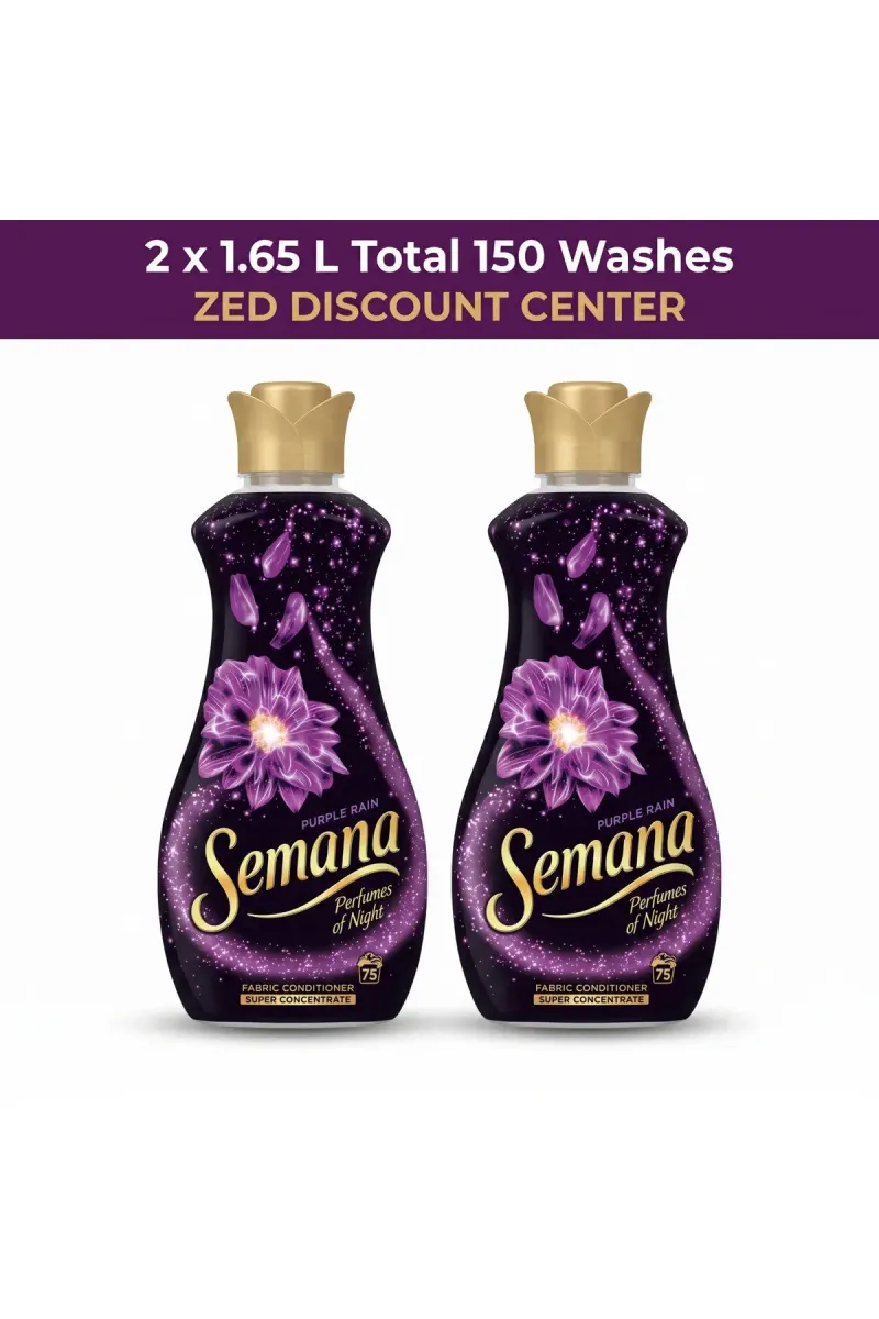 Purple Rain Fabric Conditioner 2x 1.65L (75 Washes x2)