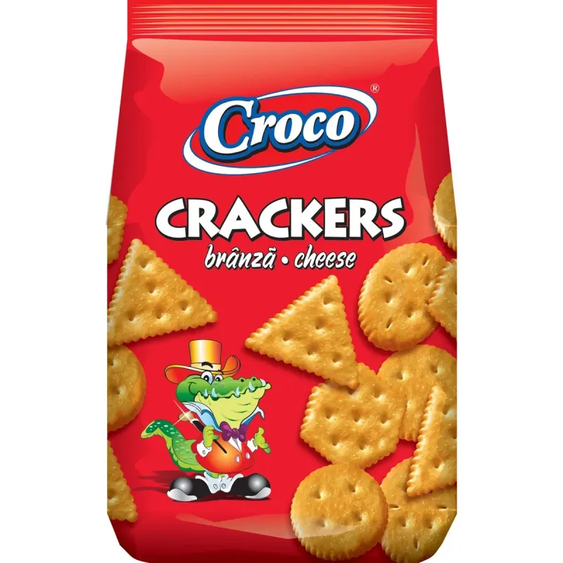 CROCO Crackers Branza 4 x 100 g