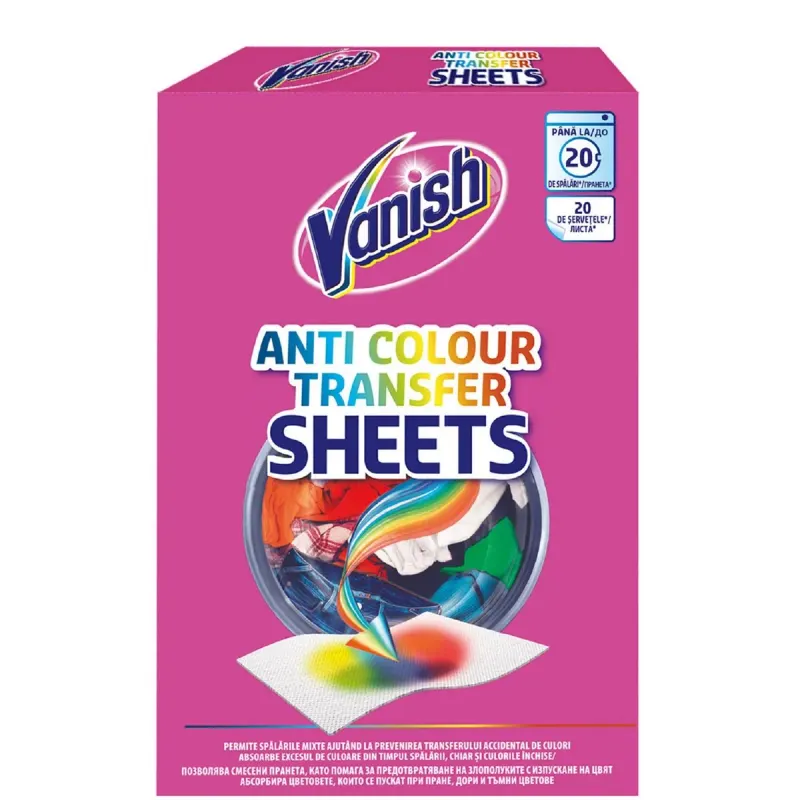 Vanish 20 Servetele Antitransfer 18 g