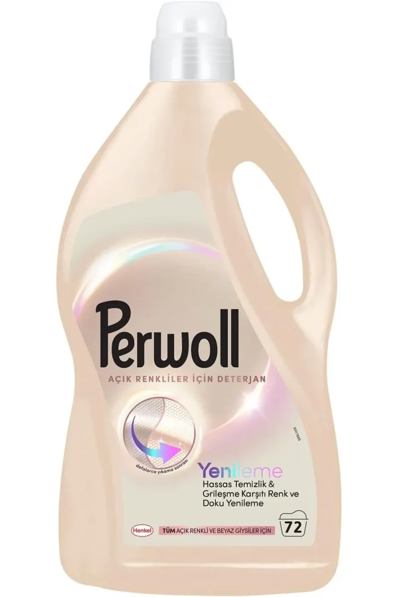 Liquid Detergent 3.96 L for Light-Colored and White Fabrics– 72 Washes