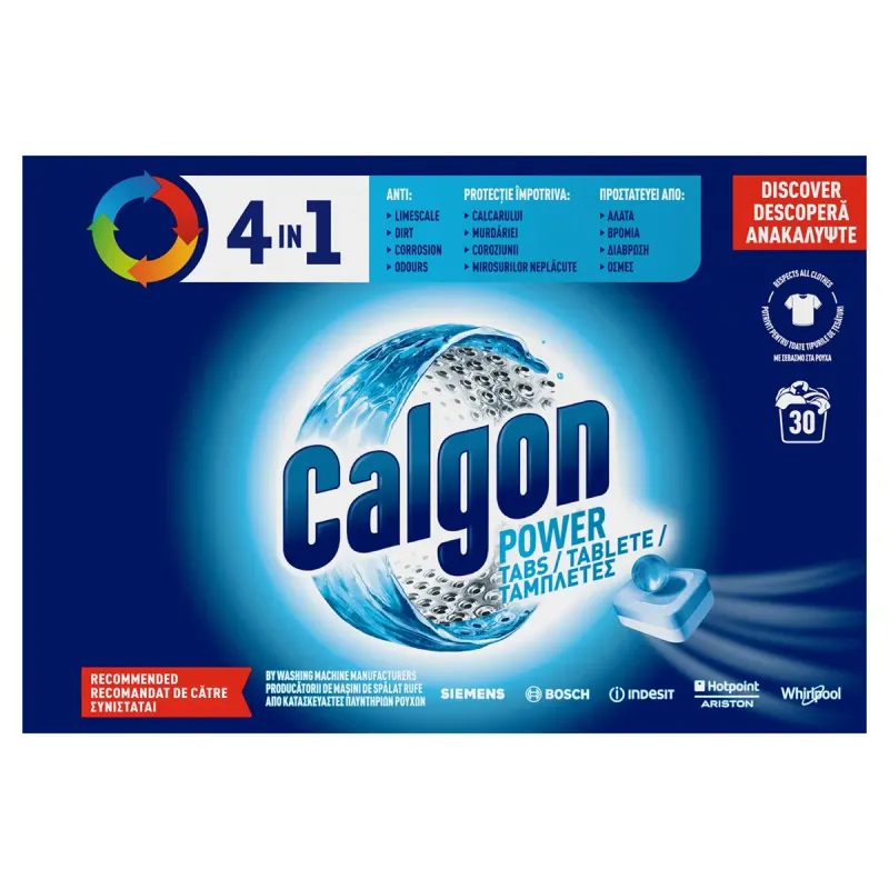 Calgon 30 Tablete Anticalcar 4in1 390 g