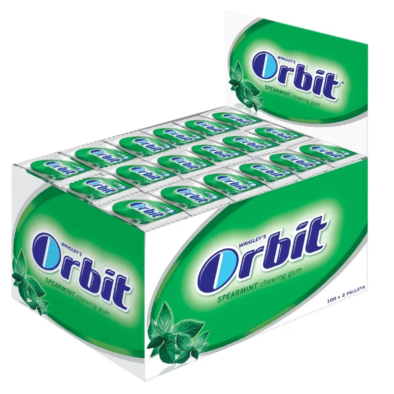 Orbit Profesional Guma Spearmint Verde 100 x 2,8 g