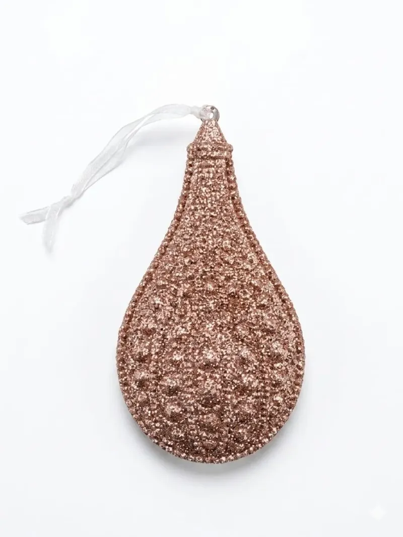 Decoratiune cu Glitter Champain 6,5 x 12 x 2 cm