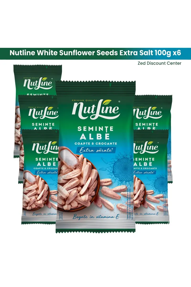 White Sunflower Seeds Extra Salt 100g x6