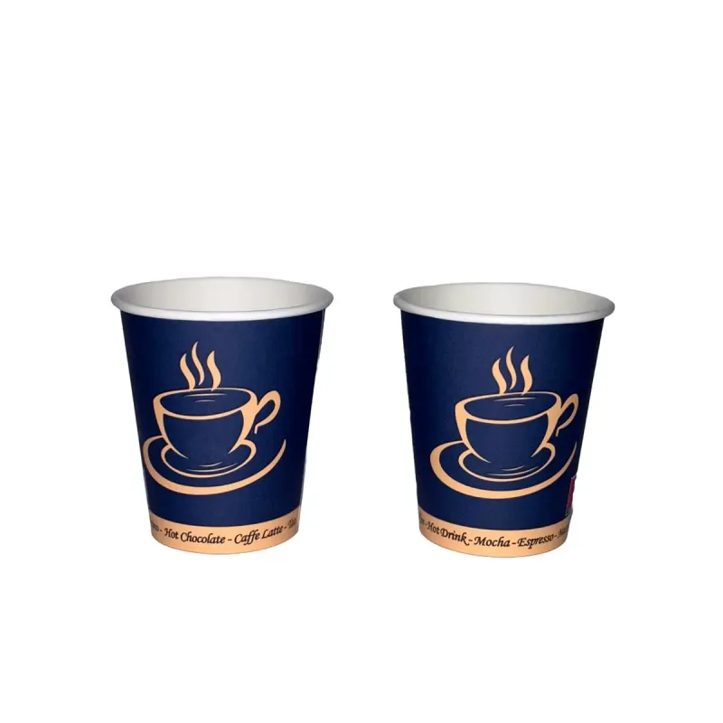 HELLENIC 50 Pahare Carton Albastru 230 ml