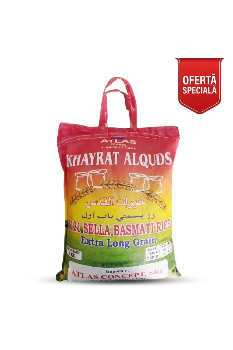 Sella Basmati Rice - Premium Extra Long Grain, Perfect for Biryani & Pilaf, Authentic Taste, 1 KG