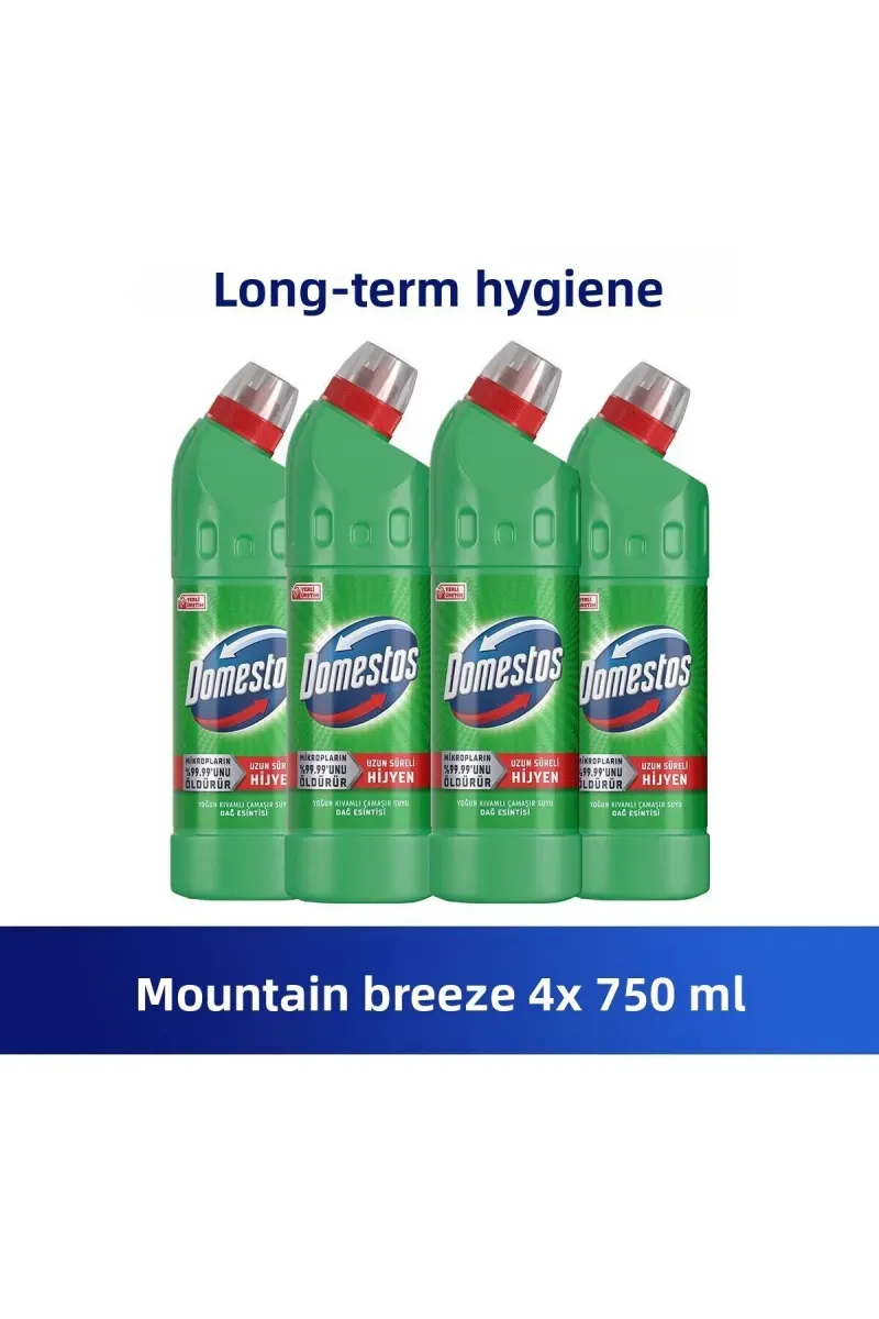 Bleach Intense Consistency Maximum Hygiene Mountain Breeze 750 ml X4 Pieces