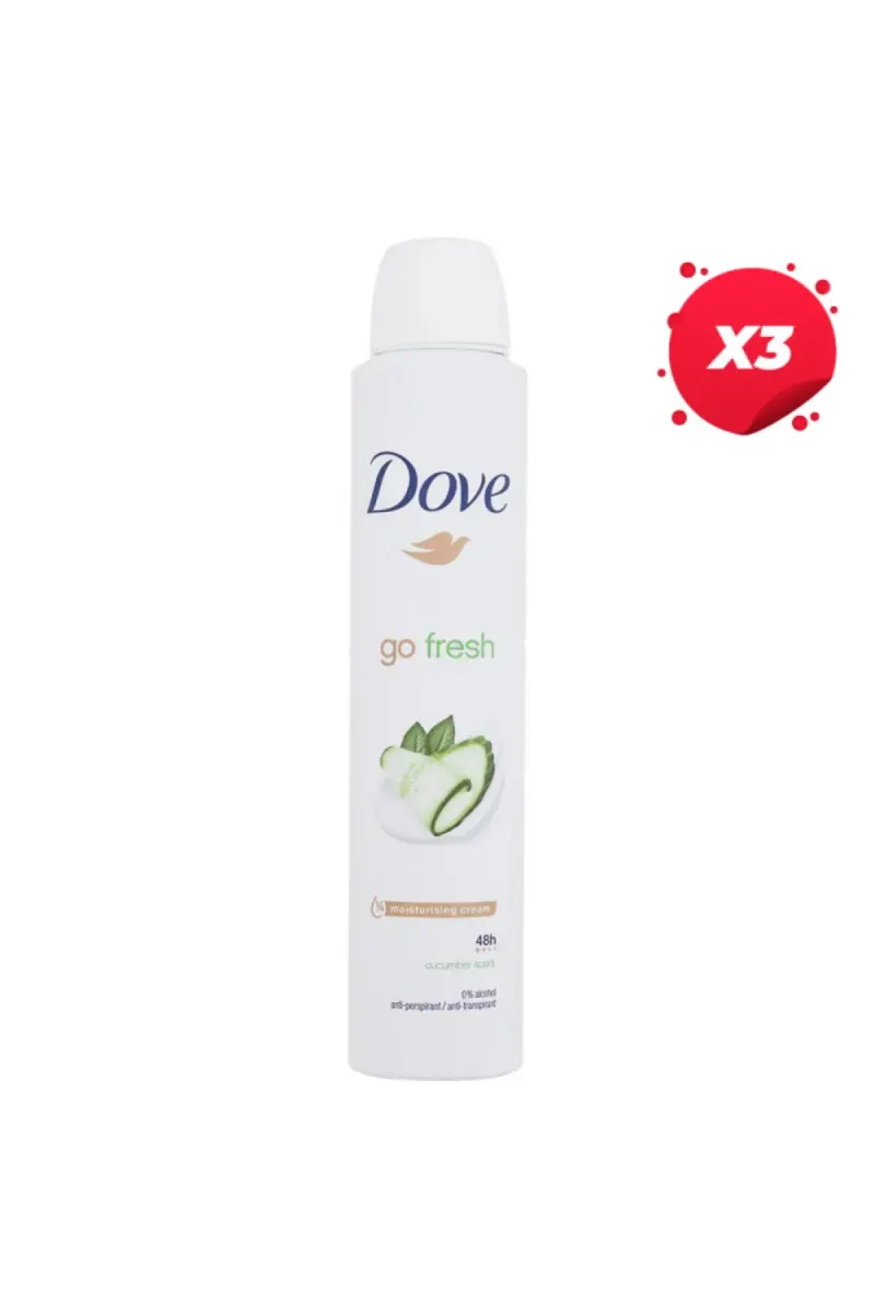 SET OF 3 - Cucumber women's antiperspirant, deodorant 200 ml
