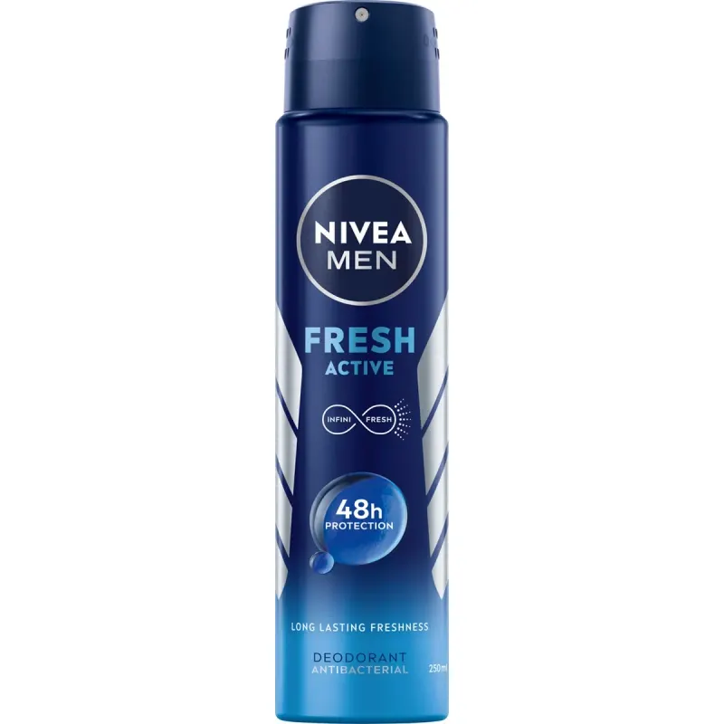 NIVEA Men Fresh Active Deodorant Spray 250 ml