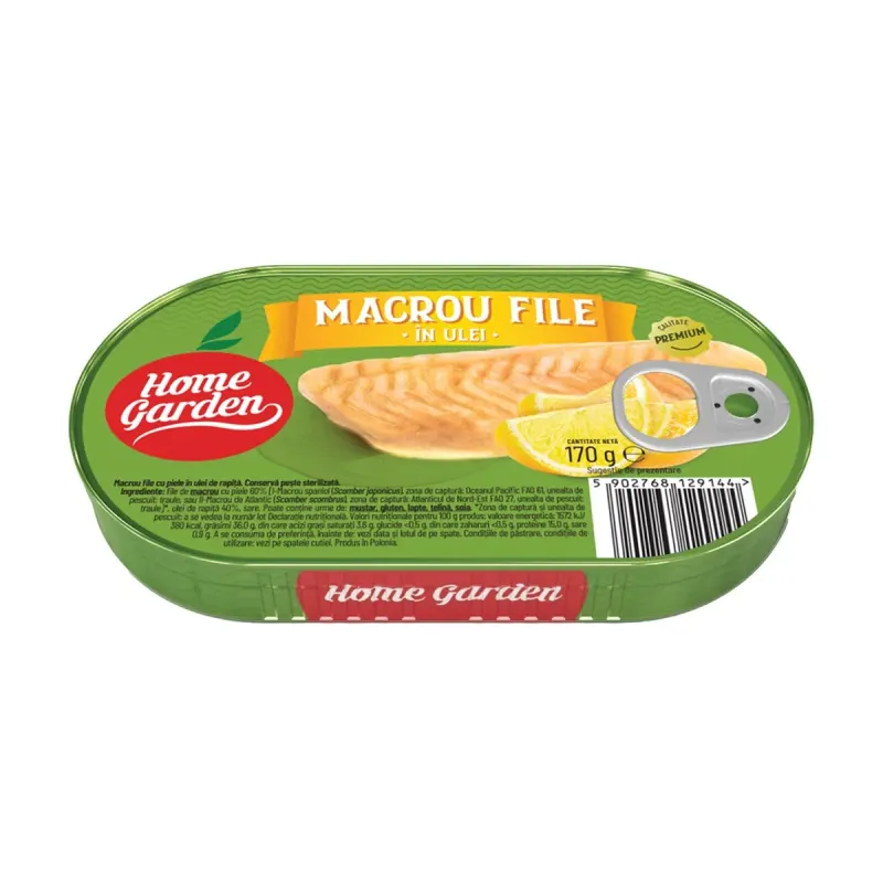 Home Garden Macrou File in Ulei Vegetal 170 g