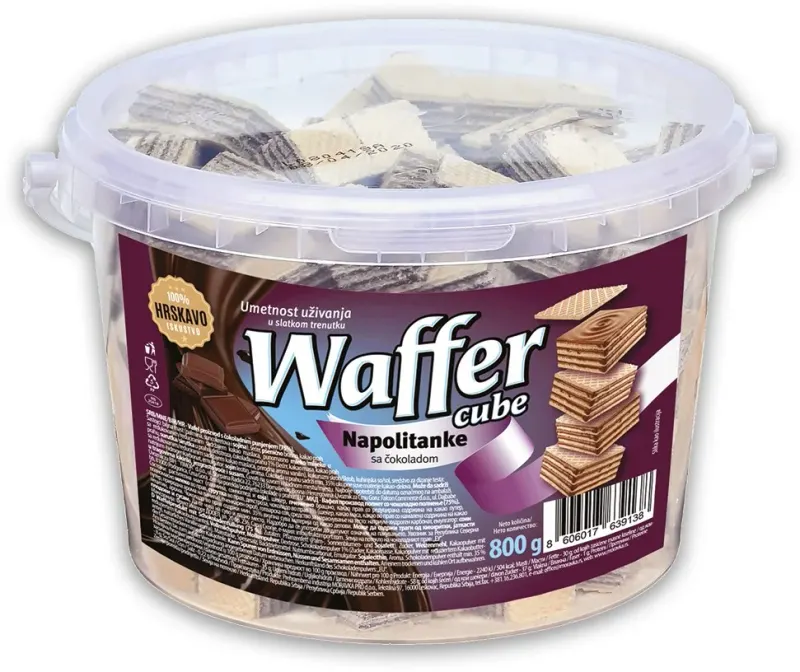 Napolitane Crema Ciocolata 800 g