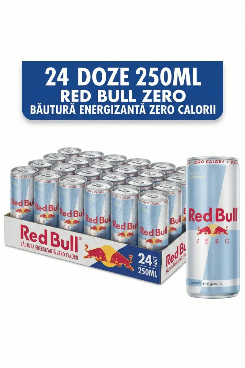 REDBULL SUGAR FREE , 0.25L x 24 PIECES, BOX
