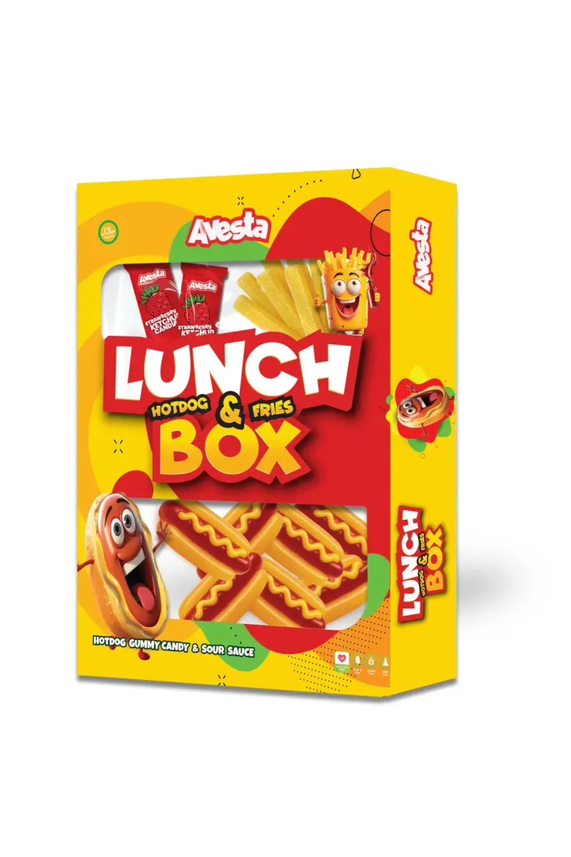 Candy Lunch Box Hotdog & Fries