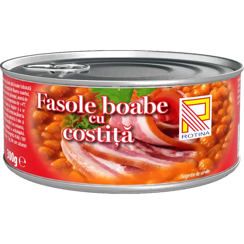 ROTINA Fasole cu Costita 6 x 300 g