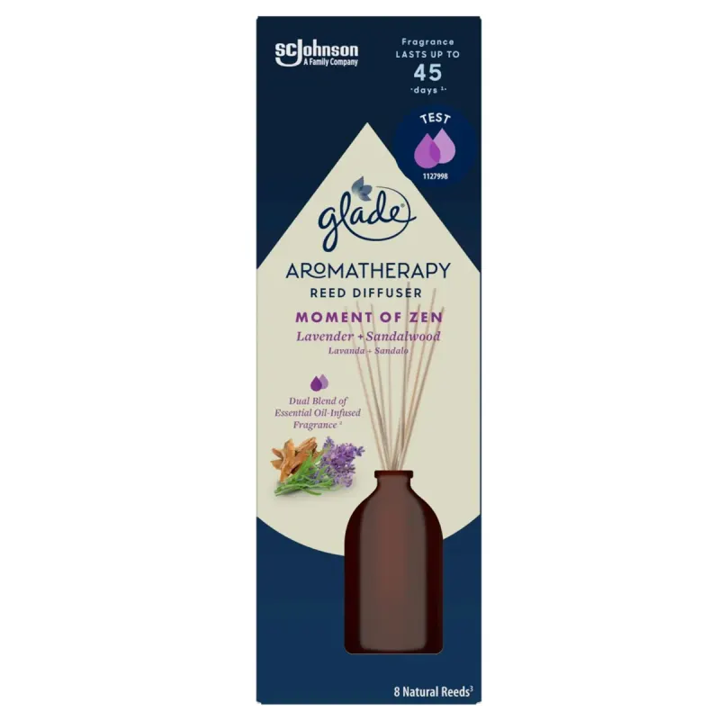 GLADE Reed Diffuser Odorizant Camera Lavanda si Santal 80 ml