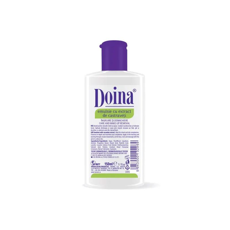 DOINA Emulsie cu Extract de Castraveti 150 ml