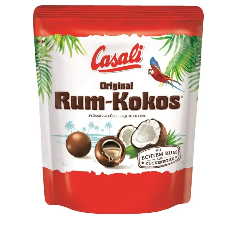 Casali Bomboane de Ciocolata Umplute cu Rom si Cocos 175 g