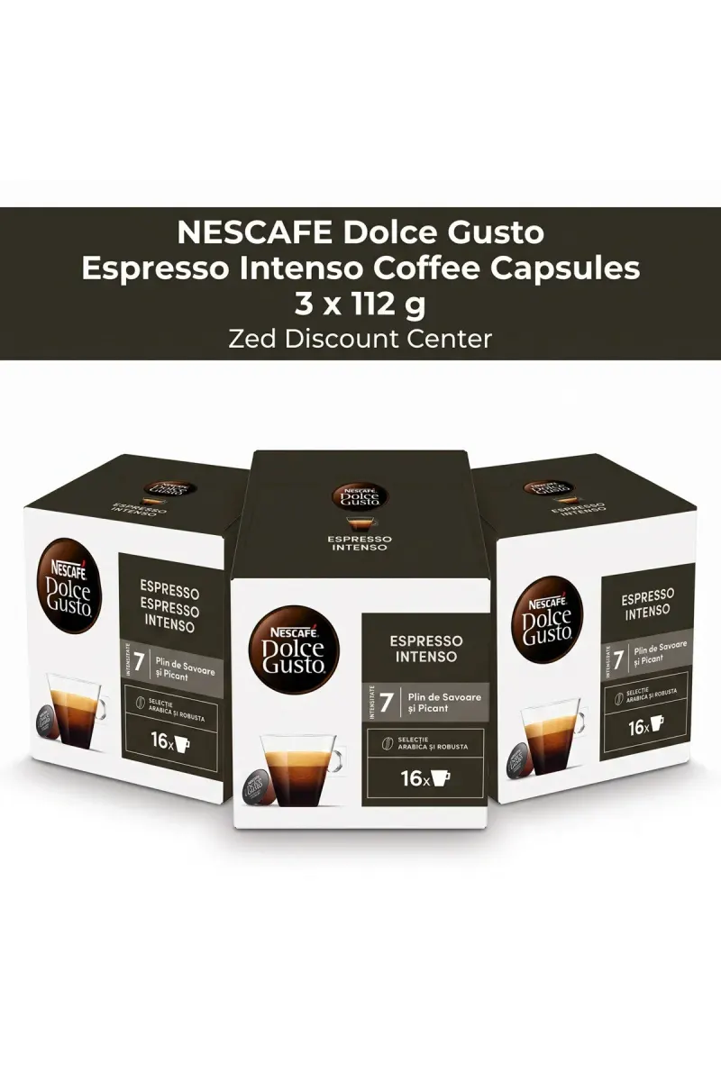 Dolce Gusto Espresso Intenso Coffee Capsules 3 x 112 g