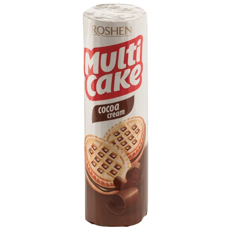 ROSHEN Biscuiti Multicake Cacao 180 g